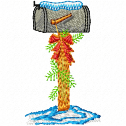 Mailbox Embroidery Design 11